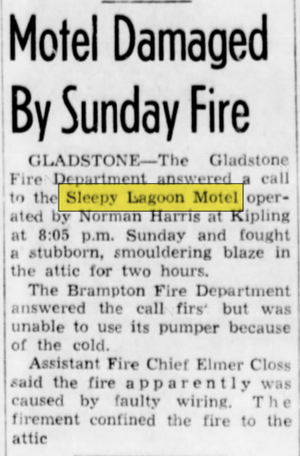 Sleepy Lagoon Motel - Jan 27 1959 Article (newer photo)